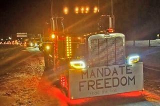El “Convoy de la Libertad” el 7 de febrero en Bruselas