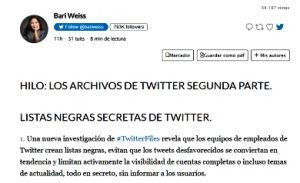 Twitter Papers (II) – Shadowban de Listas negras