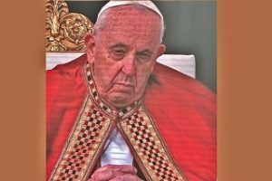 El corazón mezquino del Papa de cartón piedra
